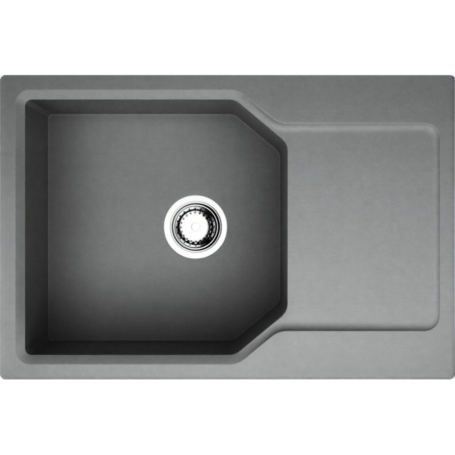 Мойка кухонная Omoikiri Yonaka 78-LB-GR 4993339, 78 см, artgranit, leningrad grey