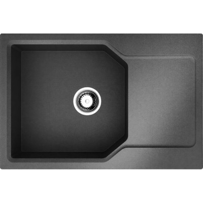 Мойка кухонная Omoikiri Yonaka 78-LB-BL 4993341, 78 см, artgranit, черная