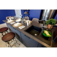 Мойка кухонная Omoikiri Yonaka 4993344 65-PA, 65 см, artgranit, пастила