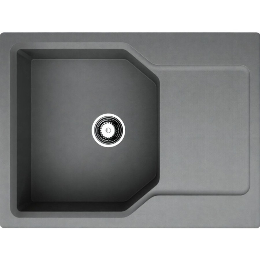Мойка кухонная Omoikiri Yonaka 65-GR 4993346, 65 см, artgranit, leningrad grey
