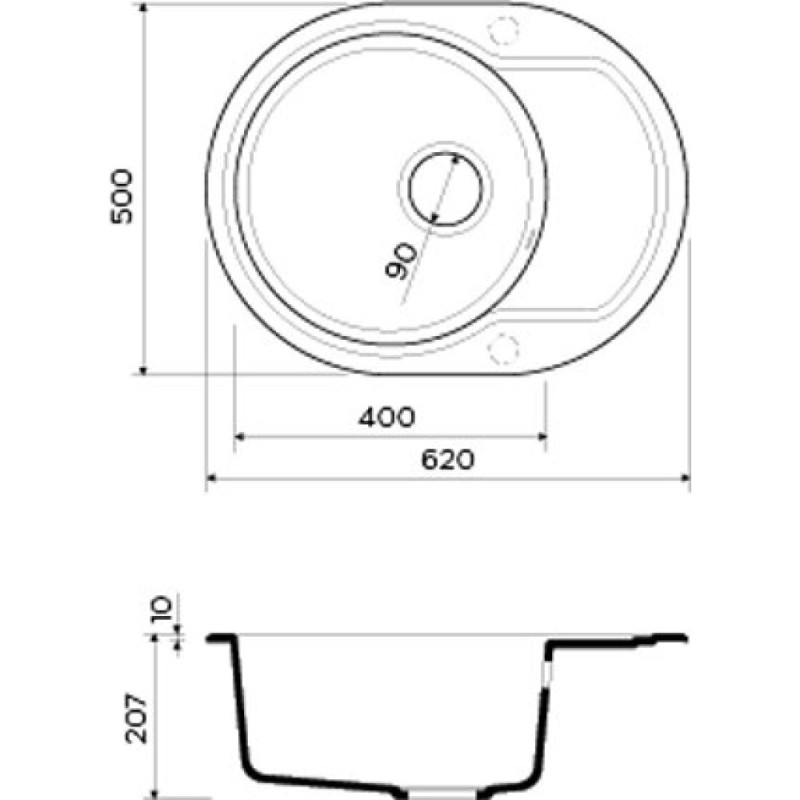 Мойка кухонная Omoikiri Manmaru 62-CA 4993352, 62 см, artgranit, карамель
