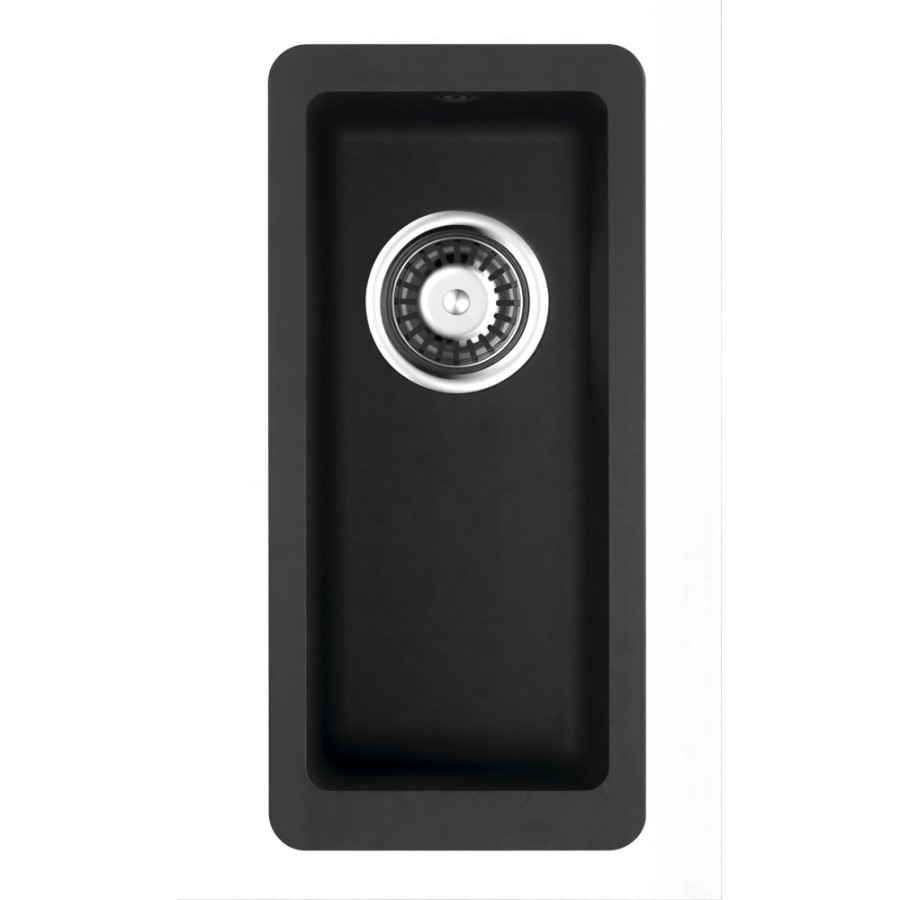 Мойка кухонная Omoikiri Kata 20-U-BL 4993375, 20 см, artgranit, черная