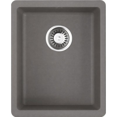 Мойка кухонная Omoikiri Kata 34-U-GR 4993383, 34 см, artgranit, leningrad grey