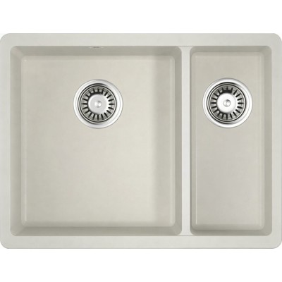 Мойка кухонная Omoikiri Kata 55-2-U-PA 4993386, 55 см, artgranit, пастила