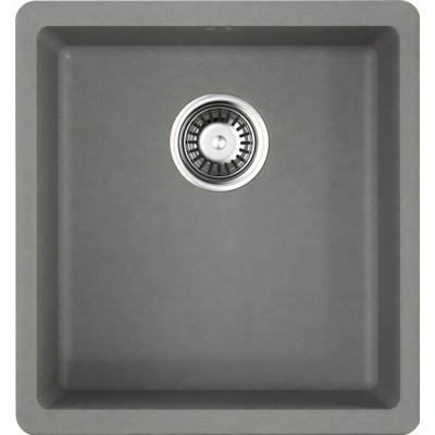 Мойка кухонная Omoikiri Kata 40-U-GR 4993397, 40 см, artgranit, leningrad grey