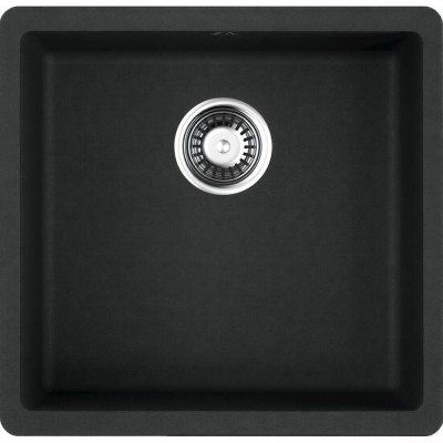 Мойка кухонная Omoikiri Kata 44-U-BL 4993403, 44 см, artgranit, черная