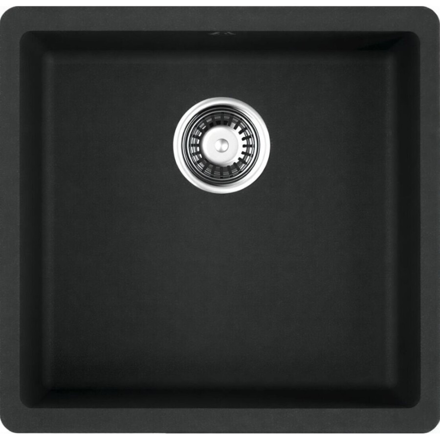 Мойка кухонная Omoikiri Kata 44-U-BL 4993403, 44 см, artgranit, черная