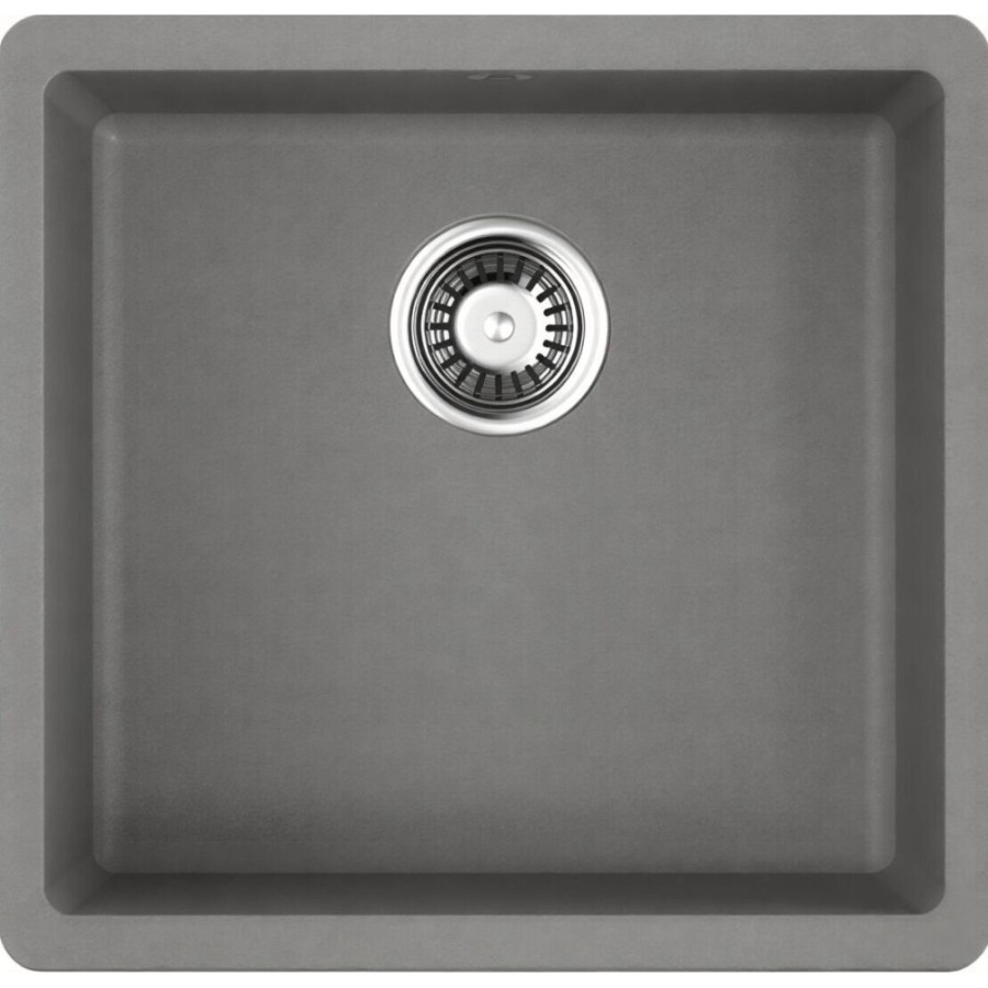 Мойка кухонная Omoikiri Kata 44-U-GR 4993404, 44 см, artgranit, leningrad grey