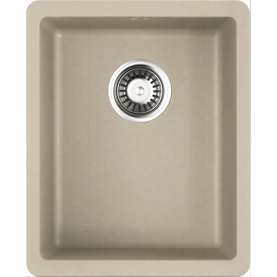 Мойка кухонная Omoikiri Kata 34-U-SA 4993420, 34 см, artgranit, бежевая