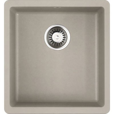 Мойка кухонная Omoikiri Kata 40-U-SA 49934220, 40 см, artgranit, бежевая