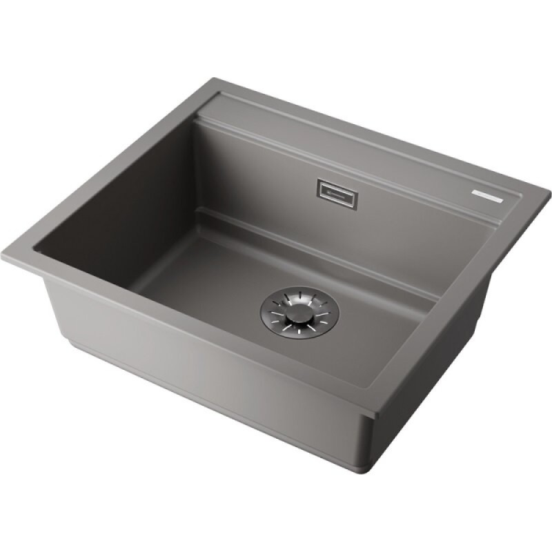 Мойка кухонная Omoikiri Kitagawa 57-GR 4993450, 57 см, artceramic, цвет leningrad grey
