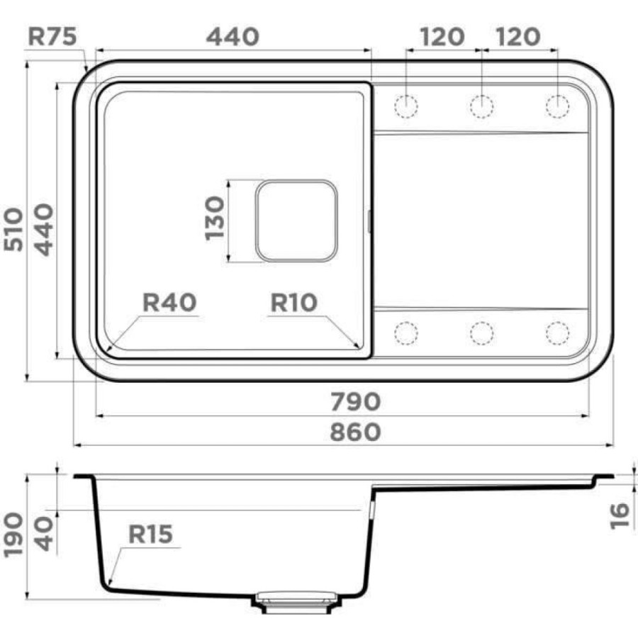 Мойка кухонная Omoikiri Tasogare 86-BE 4993455, 86 см, artgranit, ваниль