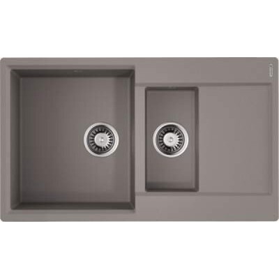 Мойка кухонная Omoikiri Daisen 86-2-GR 4993475, 86 см, artgranit, Leningrad grey
