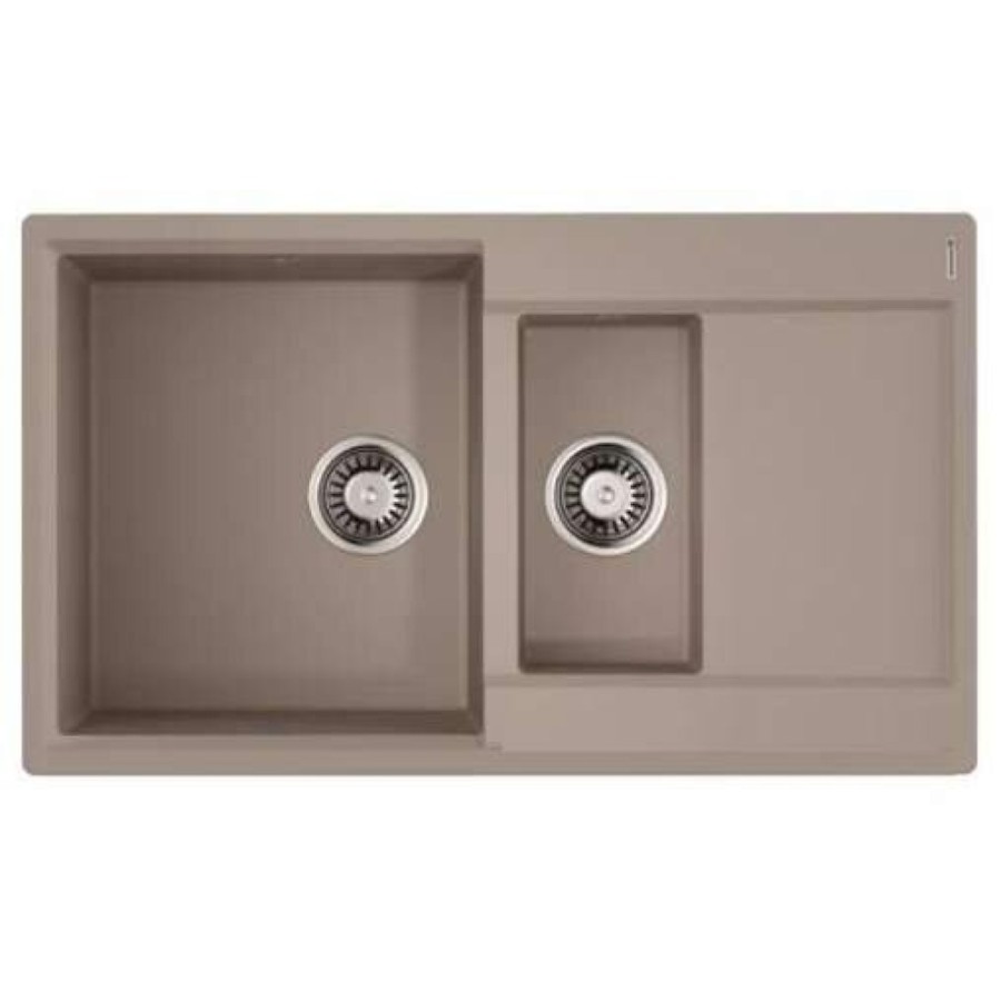 Мойка кухонная Omoikiri Daisen 86-2-SA 4993478, 86 см, artgranit, бежевый