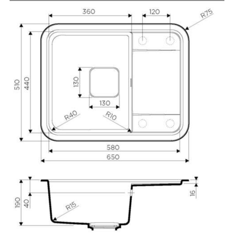 Мойка кухонная Omoikiri Tasogare 65-BE 4993479, 65 см, artgranit, ваниль