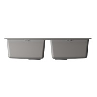 Мойка кухонная Omoikiri Kitagawa 86-2-GR 4993491, 86 см, artceramic, цвет leningrad grey