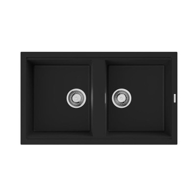 Кухонная мойка Omoikiri Kitagawa 4993492 графит 86-2 GB, 86 см, artceramic, графит