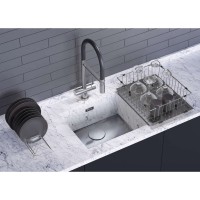 Кухонная мойка Omoikiri Kasen 53-INT GM 53 см, 4993496, воронёная сталь, gunmetal