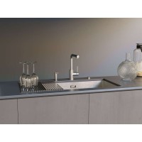 Кухонная мойка Omoikiri Taki 74-U/IF GM 4993498, воронёная сталь, gunmetal