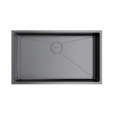 Кухонная мойка Omoikiri Taki 74-U/IF GM 4993498, воронёная сталь, gunmetal