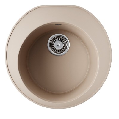 Кухонная мойка Omoikiri Miya 50-R-SA 4993505, 50 см, tetogranit, цвет бежевый