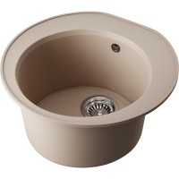 Кухонная мойка Omoikiri Miya 50-R-SA 4993505, 50 см, tetogranit, цвет бежевый