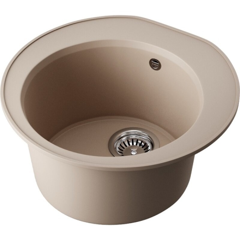 Кухонная мойка Omoikiri Miya 50-R-SA 4993505, 50 см, tetogranit, цвет бежевый