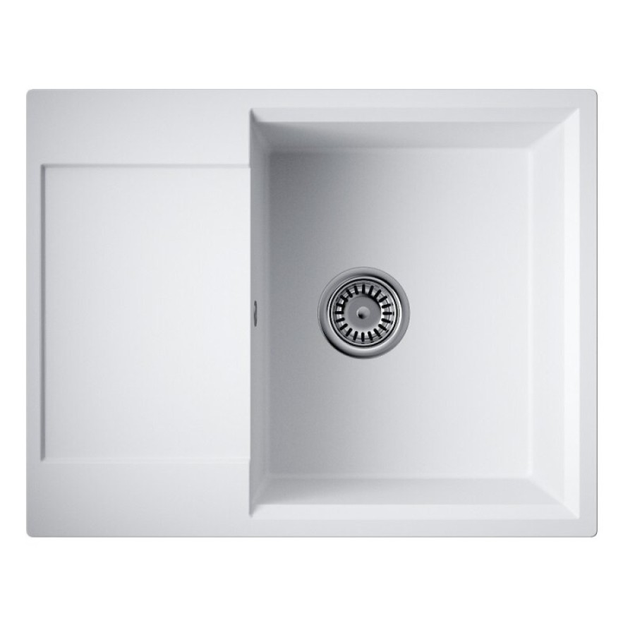 Кухонная мойка Omoikiri Daisen 65T-WH 4993514, 65 см, цвет белый