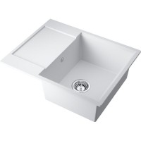 Кухонная мойка Omoikiri Daisen 65T-WH 4993514, 65 см, цвет белый
