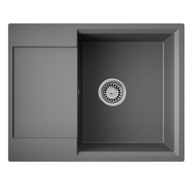 Кухонная мойка Omoikiri Daisen 65T-PL 4993517, 65 см, tetogranit, цвет платина