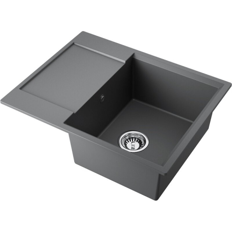 Кухонная мойка Omoikiri Daisen 65T-PL 4993517, 65 см, tetogranit, цвет платина