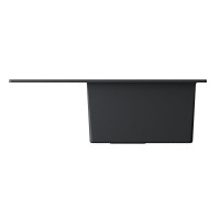 Кухонная мойка Omoikiri Daisen 65T-BL 4993519, 65 см, tetogranit, цвет черный