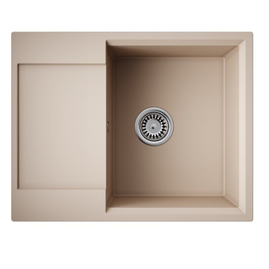 Кухонная мойка Omoikiri Daisen 65T-SA 4993520, 65 см, tetogranit, цвет бежевый