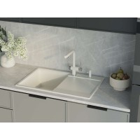 Мойка кухонная Omoikiri Daisen 4993522 78T-WH, 78 см, tetogranit, белый