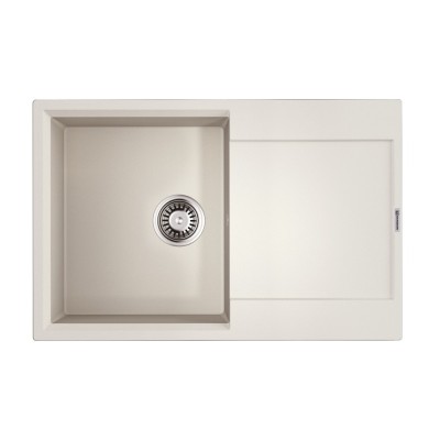 Мойка кухонная Omoikiri Daisen 4993522 78T-WH, 78 см, tetogranit, белый
