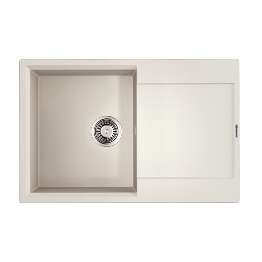 Мойка кухонная Omoikiri Daisen 4993522 78T-WH, 78 см, tetogranit, белый