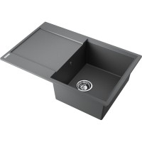 Кухонная мойка Omoikiri Daisen 78T-PL 4993525, 78 см, tetogranit, цвет платина