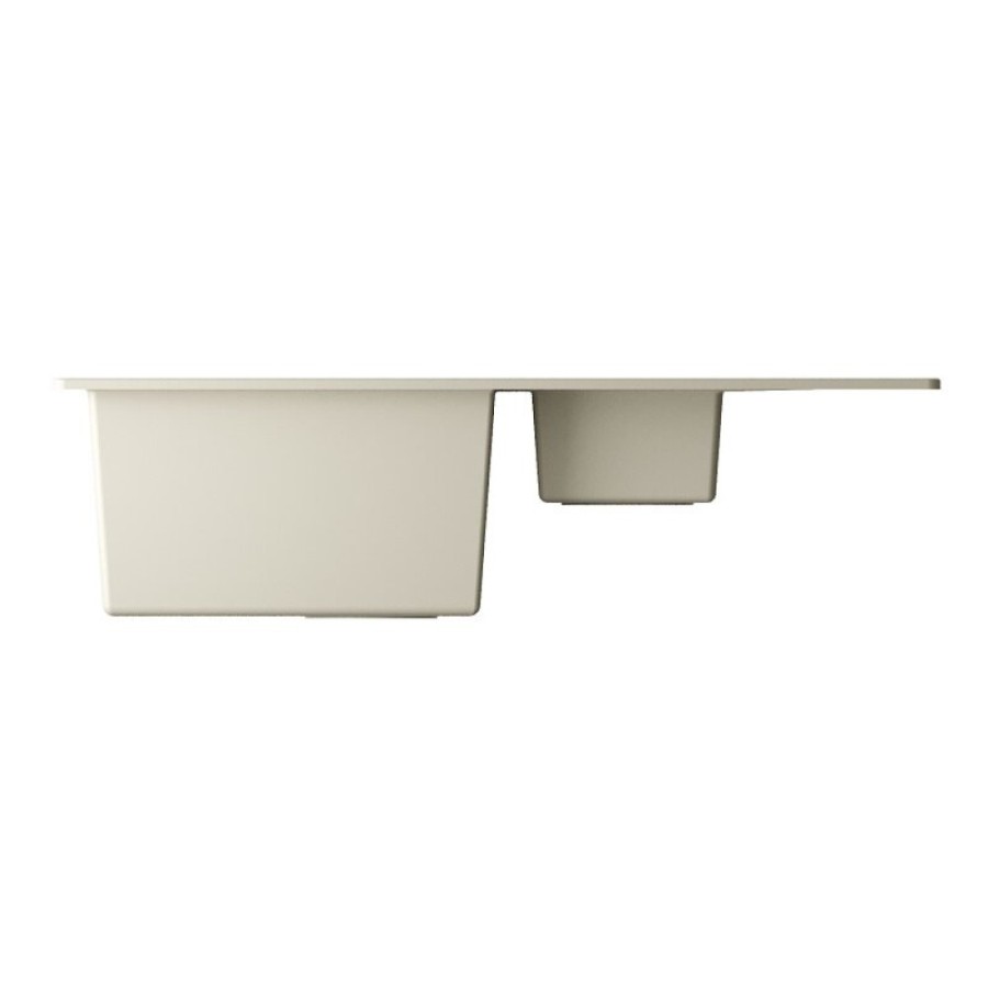 Кухонная мойка Omoikiri Daisen 78-2T-BE 4993529, 78 см, tetogranit, цвет ваниль