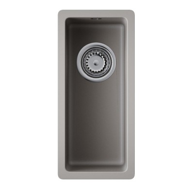 Мойка кухонная Omoikiri Bosen 20-U-GR, 4993537, 20 см, tetogranit, цвет leningrad grey