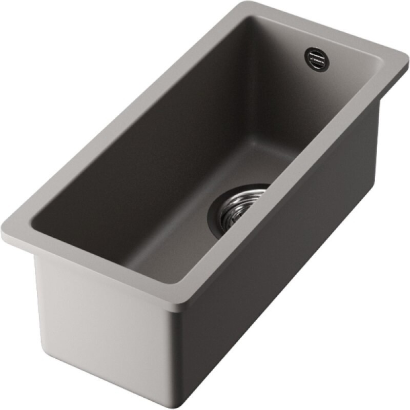 Мойка кухонная Omoikiri Bosen 20-U-GR, 4993537, 20 см, tetogranit, цвет leningrad grey