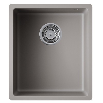 Мойка кухонная Omoikiri Bosen 38-U-GR 4993538, 38 см, tetogranit, цвет leningrad grey