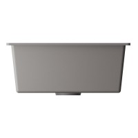 Мойка кухонная Omoikiri Bosen 54-U-GR 4993539, 54 см, tetogranit, цвет leningrad grey