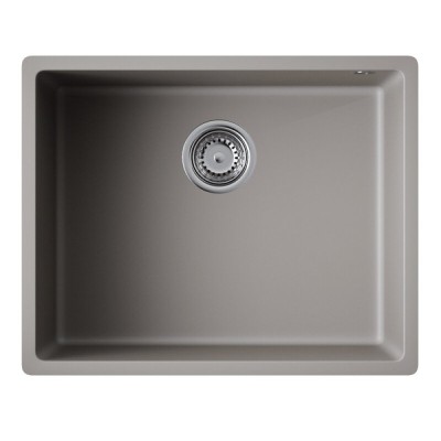 Мойка кухонная Omoikiri Bosen 54-U-GR 4993539, 54 см, tetogranit, цвет leningrad grey