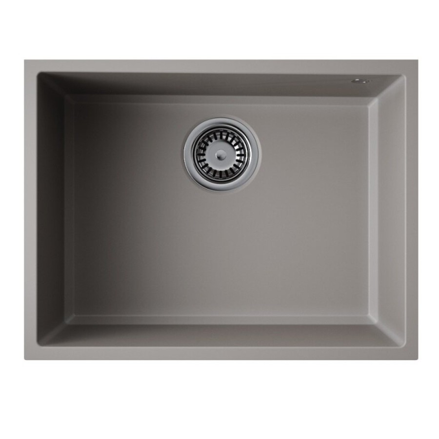 Кухонная мойка Omoikiri Tedori 54-U 4993540, 55 см, tetogranit, цвет leningrad grey