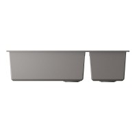 Кухонная мойка Omoikiri Tedori 85-2-U 4993542, 85 см, tetogranit, цвет leningrad grey