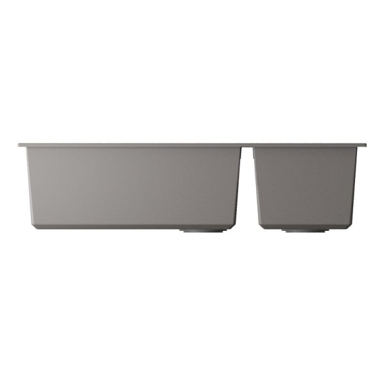 Кухонная мойка Omoikiri Tedori 85-2-U 4993542, 85 см, tetogranit, цвет leningrad grey