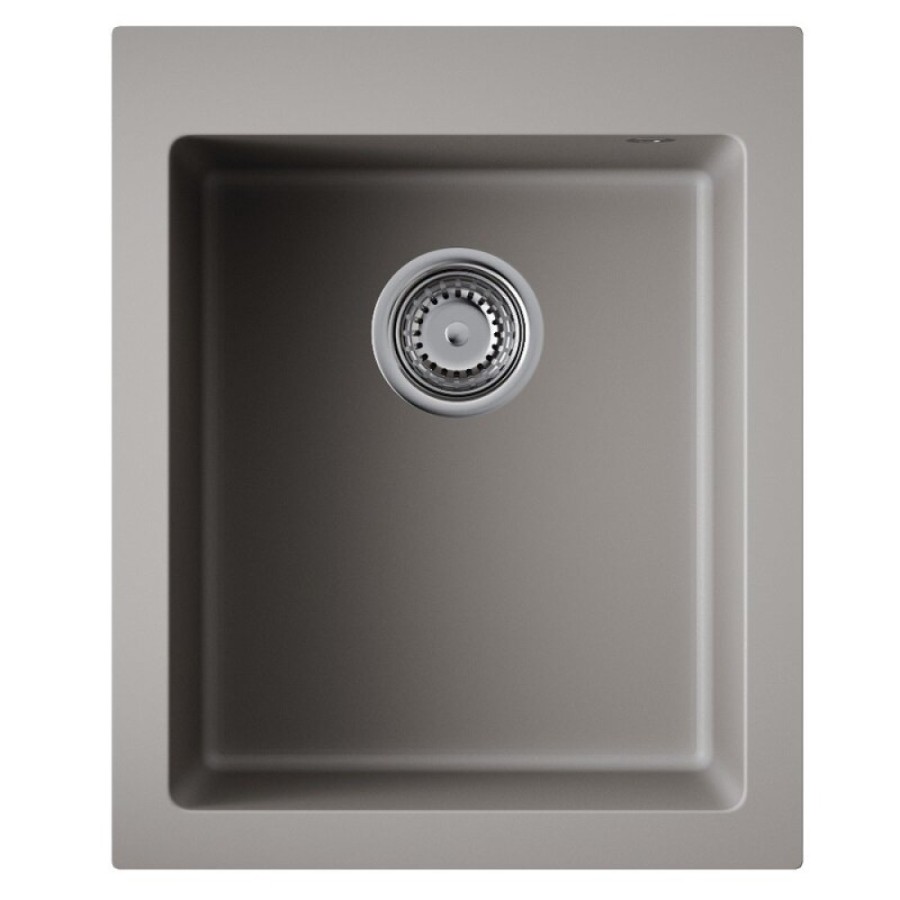 Мойка кухонная Omoikiri Bosen 41-GR 4993543, 41 см, tetogranit, цвет leningrad grey