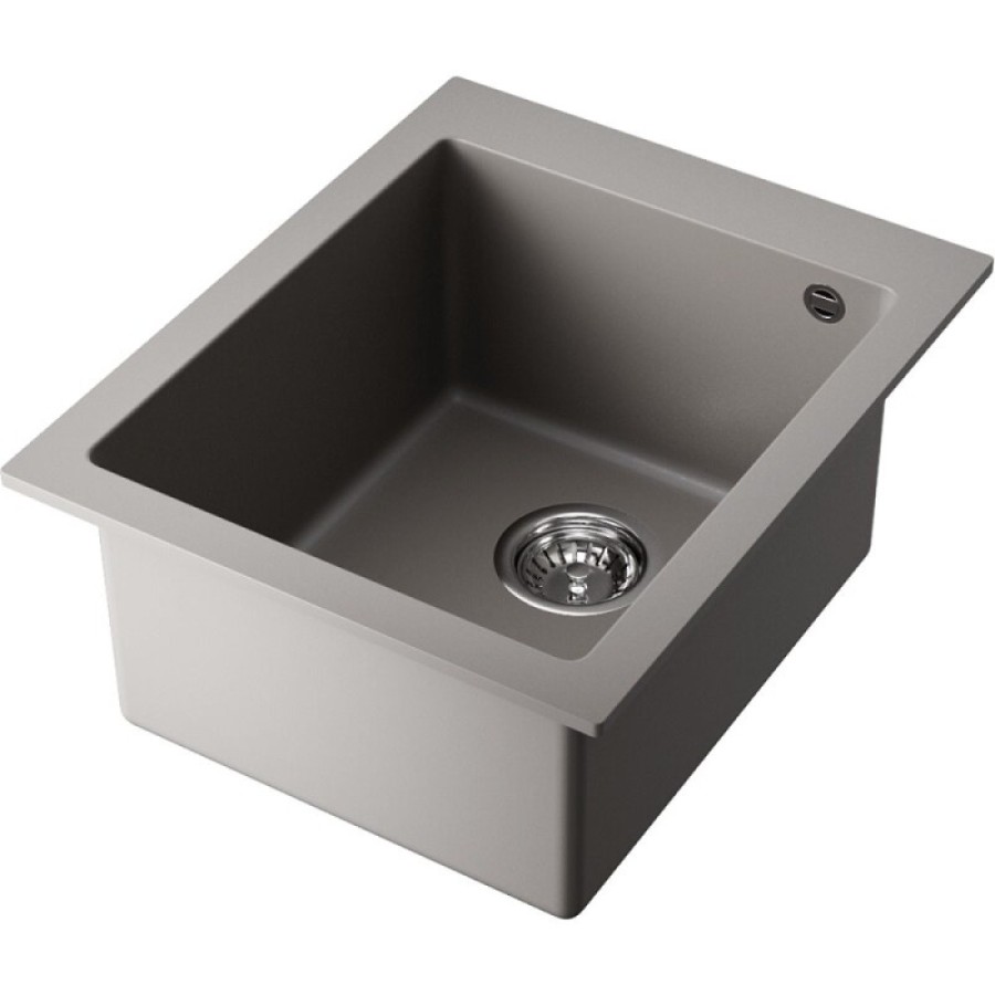 Мойка кухонная Omoikiri Bosen 41-GR 4993543, 41 см, tetogranit, цвет leningrad grey