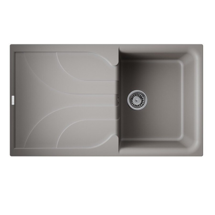Кухонная мойка Omoikiri Yasugata 4993546, 86 см, tetogranit, цвет leningrad grey