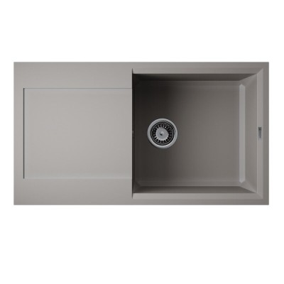 Кухонная мойка Omoikiri Sakaime 78-GR 4993548, 78 см, tetogranit, цвет leningrad grey